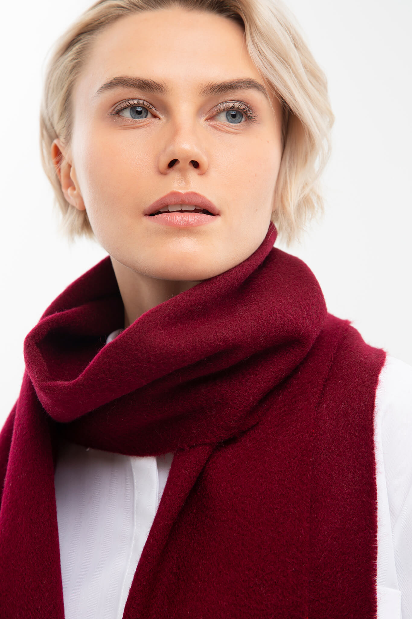 Шарф из кашемира и шерсти