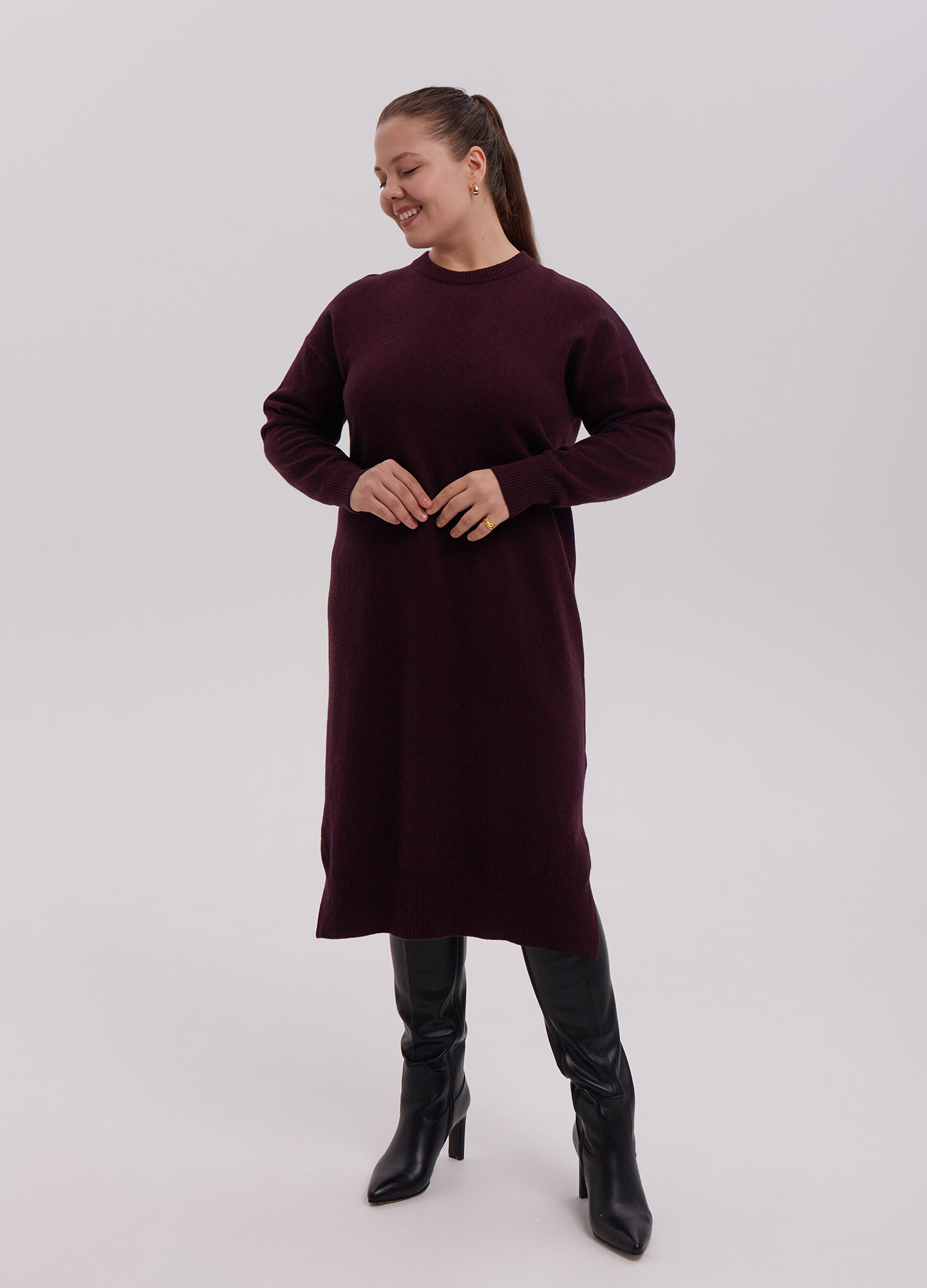 Платье из шерсти мериноса